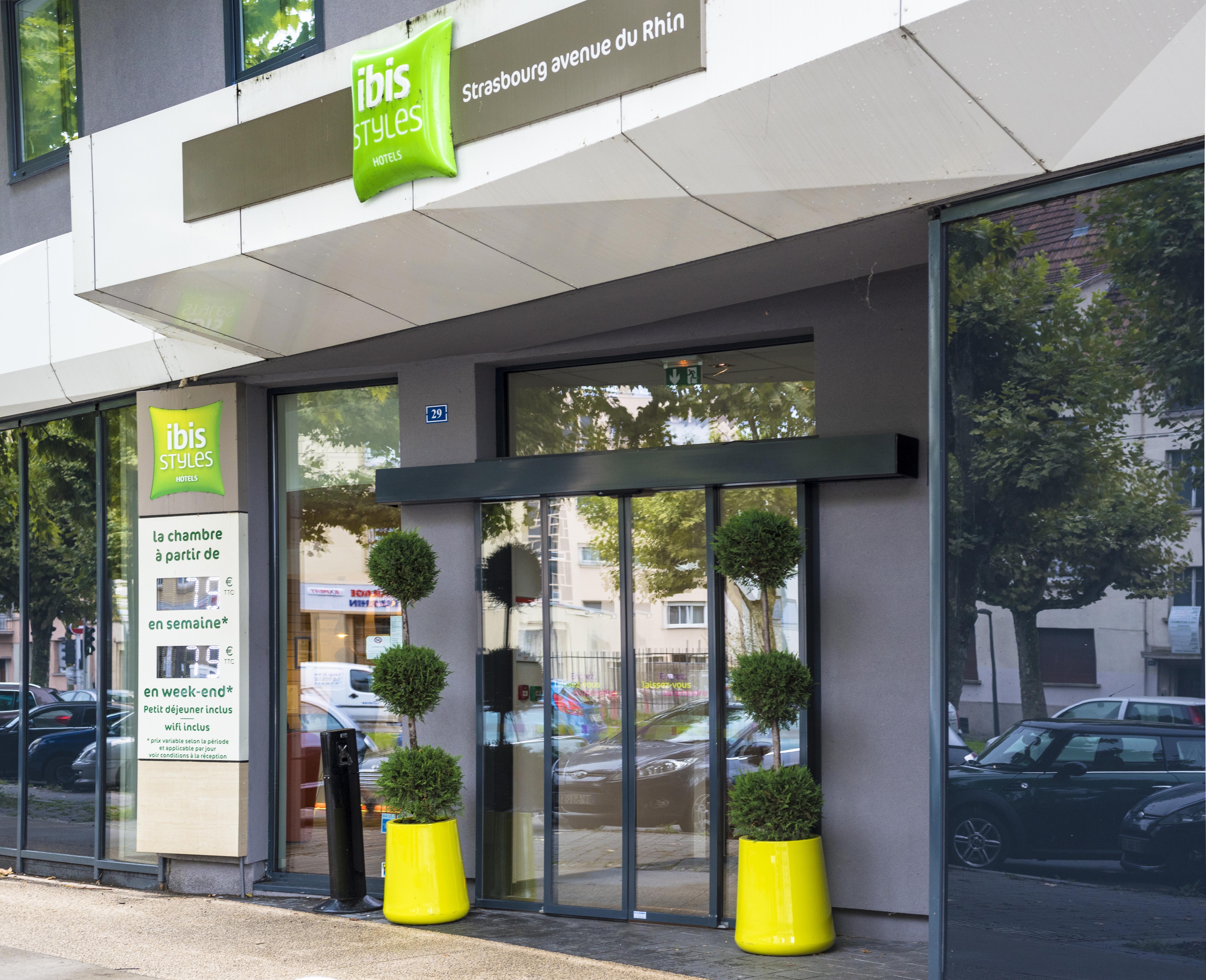 Hotel ibis Styles Strasbourg Avenue du Rhin Exterior foto